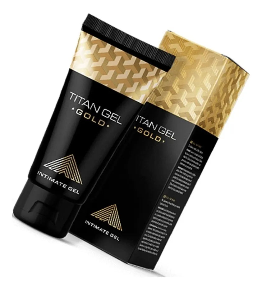 AfroTitan Gel Doré – Puissance Naturelle pour Hommes Africains