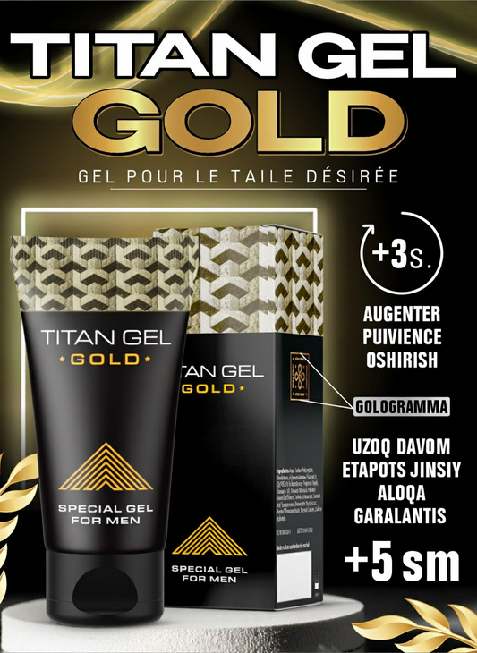 🔥titan gel gold augmentez votre taille et votre confiance en 3jours 100% naturel livraison discrète partout au Sénégal